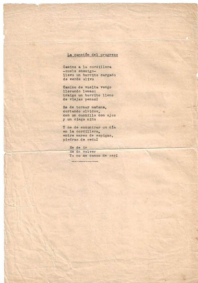 La canción del progreso