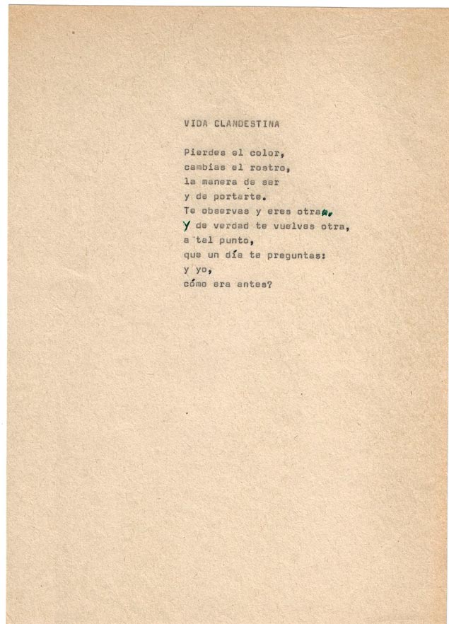 Vida clandestina