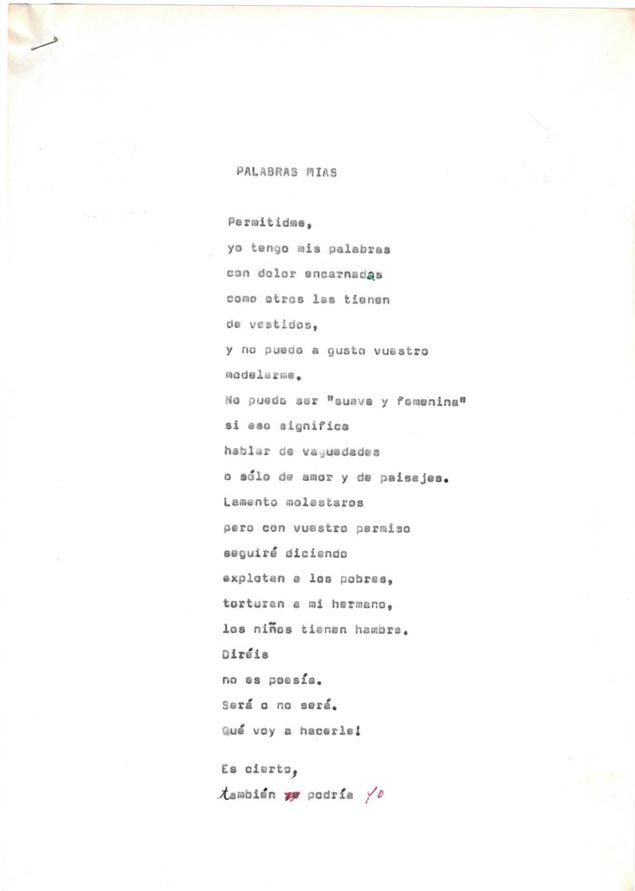 Palabras mías