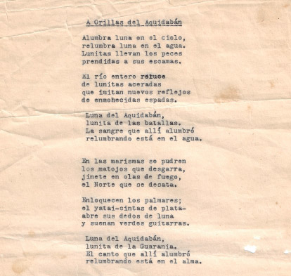 A orillas del Aquidabán
