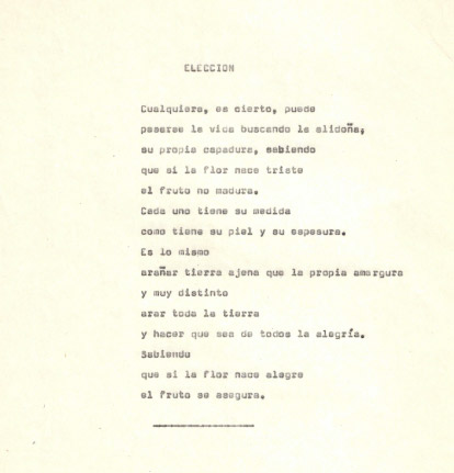 Elección